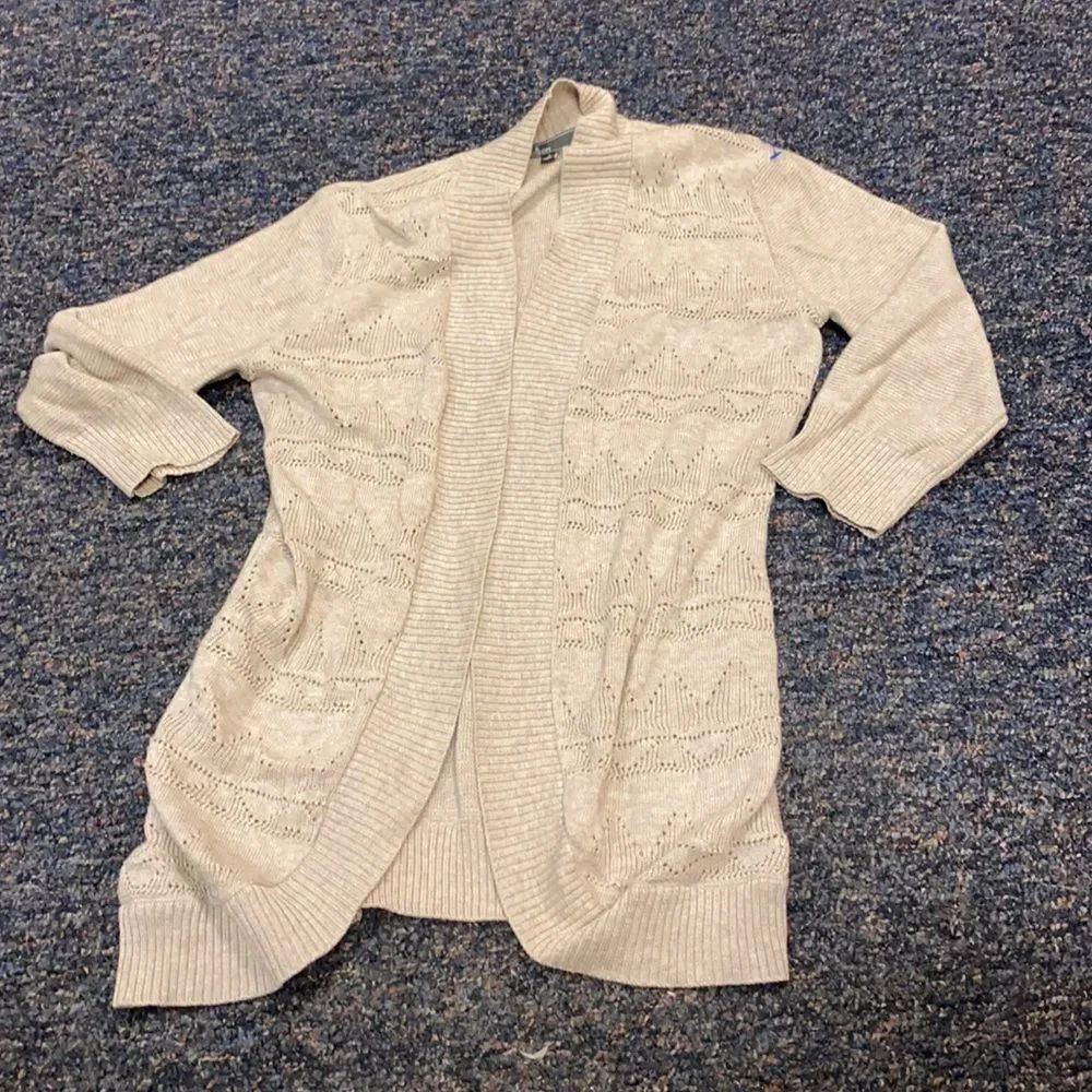 89th and Madison Gray Open Cardigan sz. S